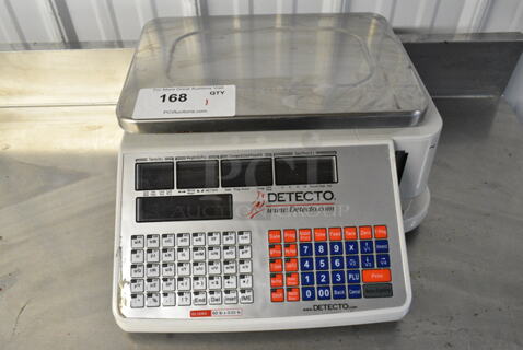 Detecto DL1060 60 lb. Digital Price Computing Scale with Printer. 