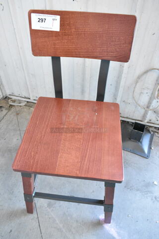 BRAND NEW SCRATCH AND DENT! Wooden Dining Height Chair. 