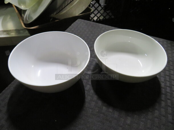 6 Inch Assorted Bowls. 5-Ceramic, 5-Poly. 10XBID