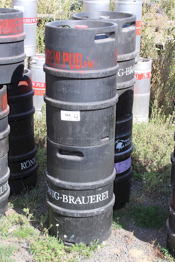 🍻50 Liter Sanke Kegs, Stainless Steel, Polyurethane Jacketed🍻 50 Liter = 13.2 gallons = 105 pints = 140 12oz bottles 4x Your Bid
