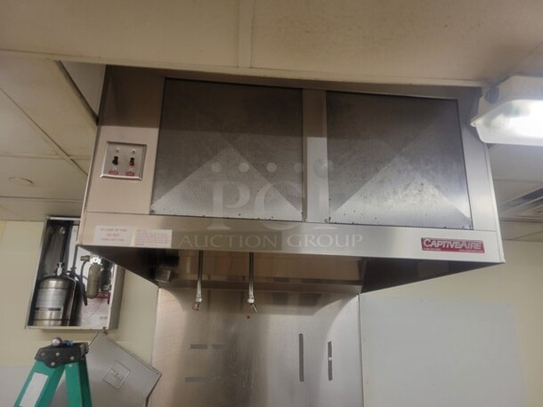 Captiveaire Systems Exhaust Hood 42" X 26" X 42" Model 4224 VH1