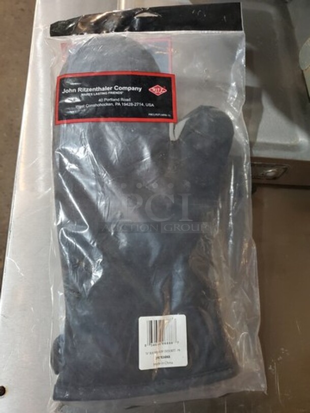 RITZ Chef's Line 16" Blk Premium Oven Mitt