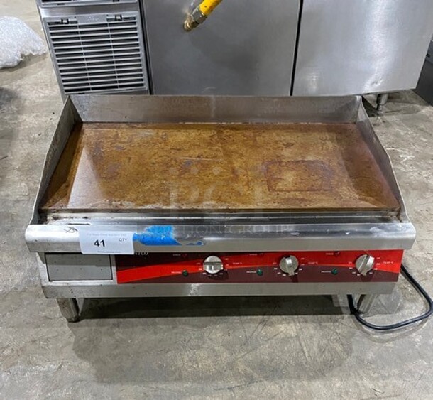 Avantco Commercial Countertop Electric Powered 30" Flat Top Griddle! With Back & Side Splashes! All Stainless Steel! On Legs! Model: 177EG30N! 208/240V!