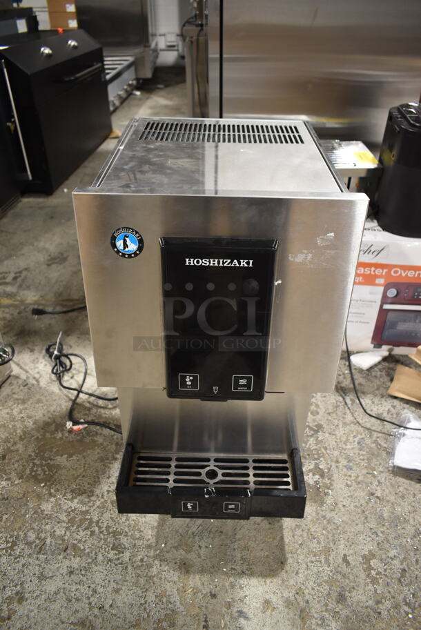 BRAND NEW SCRATCH AND DENT! 2022 Hoshizaki DCM-271BAH Stainless Steel Commercial Countertop Ice Machine and Water Dispenser. 115 Volts, 1 Phase.