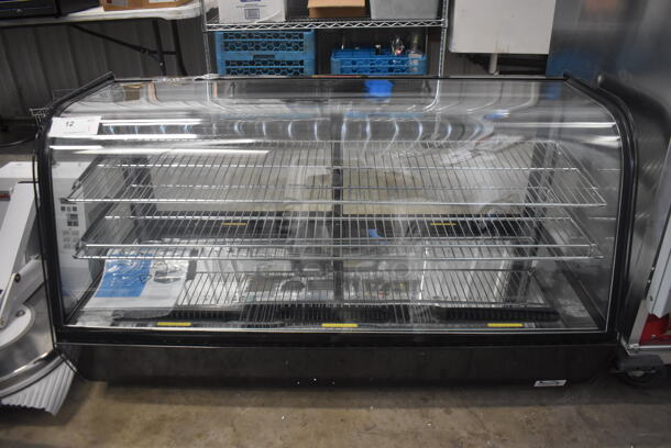 BRAND NEW SCRATCH AND DENT! Avantco BCC-48-HC 48" Black Refrigerated Countertop Bakery Display Case with LED Lighting. 115 Volts 1 Phase. Tested and Working!