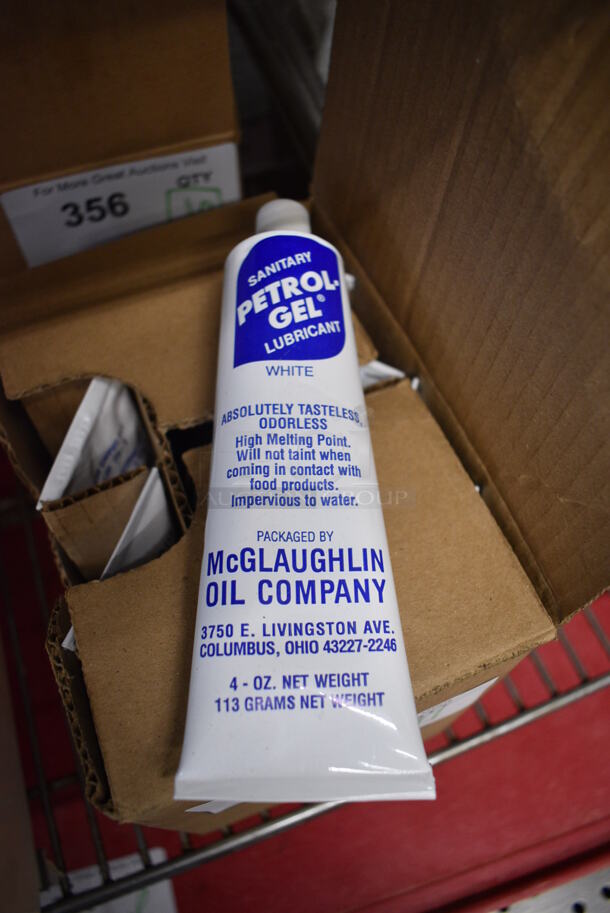 9 McGlaughlin Petro Gel Lubricant Tubes. 7.5