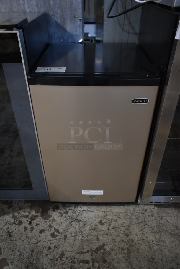 BRAND NEW SCRATCH AND DENT! Whynter CUF-210SSg  2.1 cu.ft Energy Star Upright Freezer with Lock in Rose Gold. 115 Volts, 1 Phase. Tested and Working!