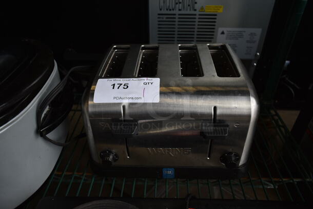 Waring WCT708 Stainless Steel Countertop 4 Slot Toaster. 120 Volts, 1 Phase.  