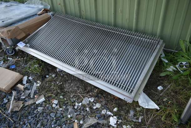 BRAND NEW SCRATCH AND DENT! Regency 600FT2448SS Stainless Steel Floor Trough with Grate