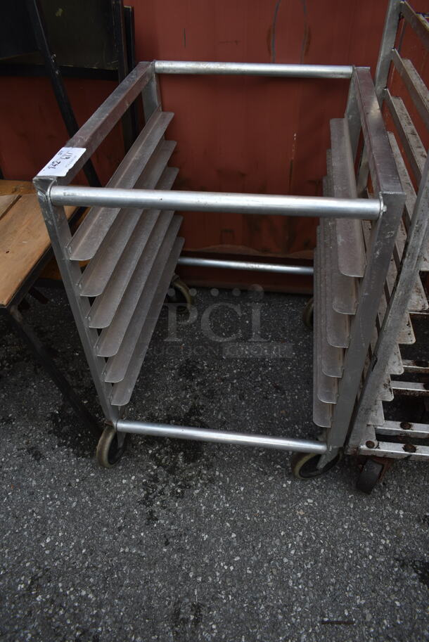 Metal Commercial Pan Transport Rack on Commercial Casters. - Item #1116975