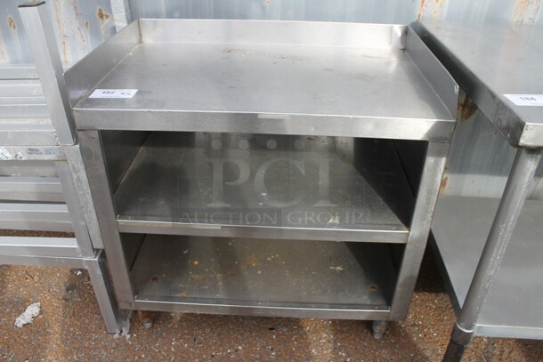 Stainless Steel Commercial Table w/ 2 Under Shelves.