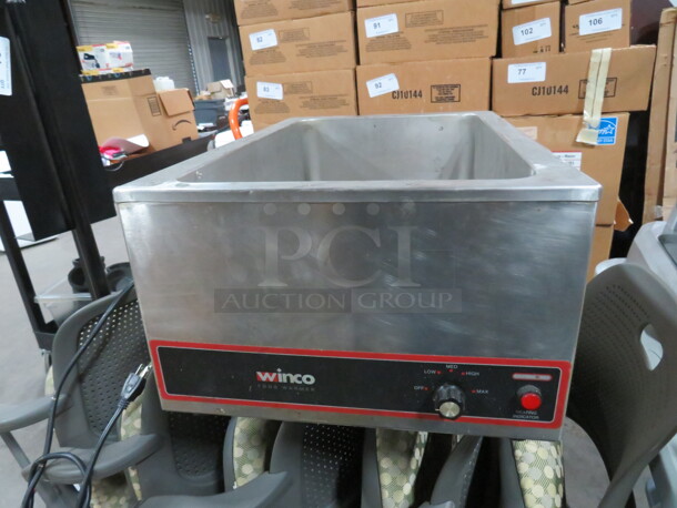 One Winco Food Warmer. 120 Volt. #FW-S500. 1200 Watt.