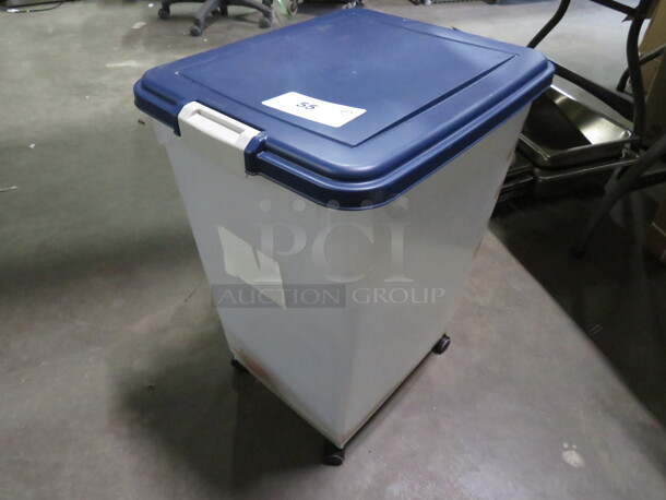 One Ingredient Bin On Casters.