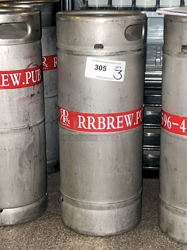 SWEET! 🍻Stainless Steel 1/6 Barrel Kegs, Sankey 🍻 1/6 barrel (20 Ltr) = 5.2 gallons = 41 pints = 55 12oz bottles (Sixtel). 3x Your Bid