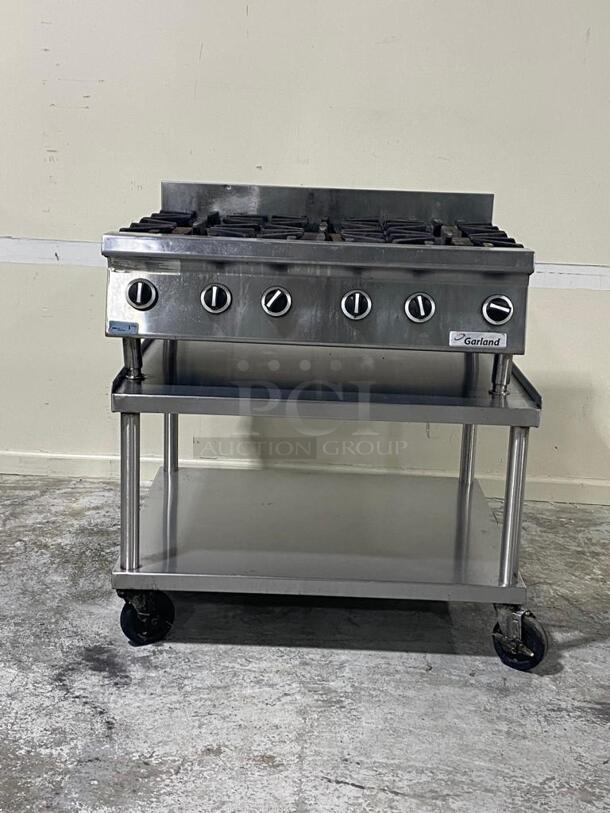 Garland Natural Gas 6 Burner 36" Countertop Range Stand Not Included
