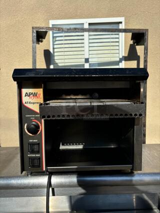 APW AT EXPRESS Conveyor Toaster - 300 Slices/hr w/ 1 1/2" Product Opening, 120v
