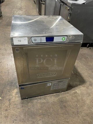 Hobart Commercial Undercounter Heavy Duty Dishwasher! All Stainless Steel! Model: LXEH SN: 231182121! 120/208/240V 1 Phase!