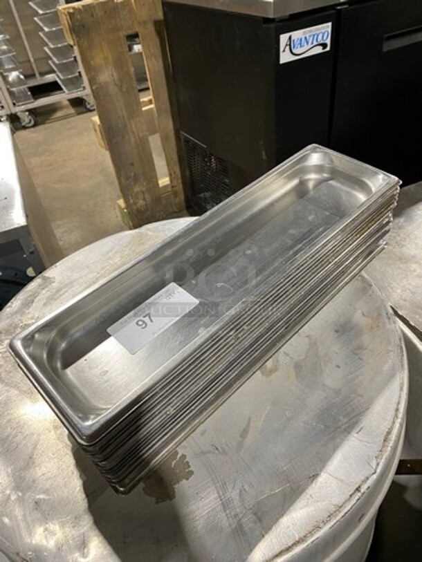 ALL ONE MONEY! Commercial Steam Table/ Prep Table Food Pans! All Stainless Steel!