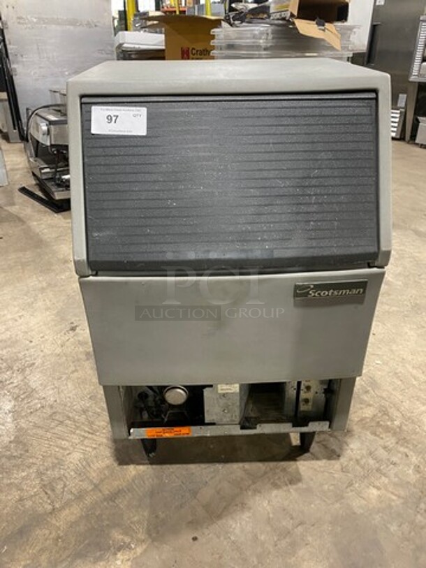 Scotsman Commercial Undercounter Ice Maker Machine! On Legs! Model: SCE170A1C SN: 66949511S 115V 60HZ 1 Phase