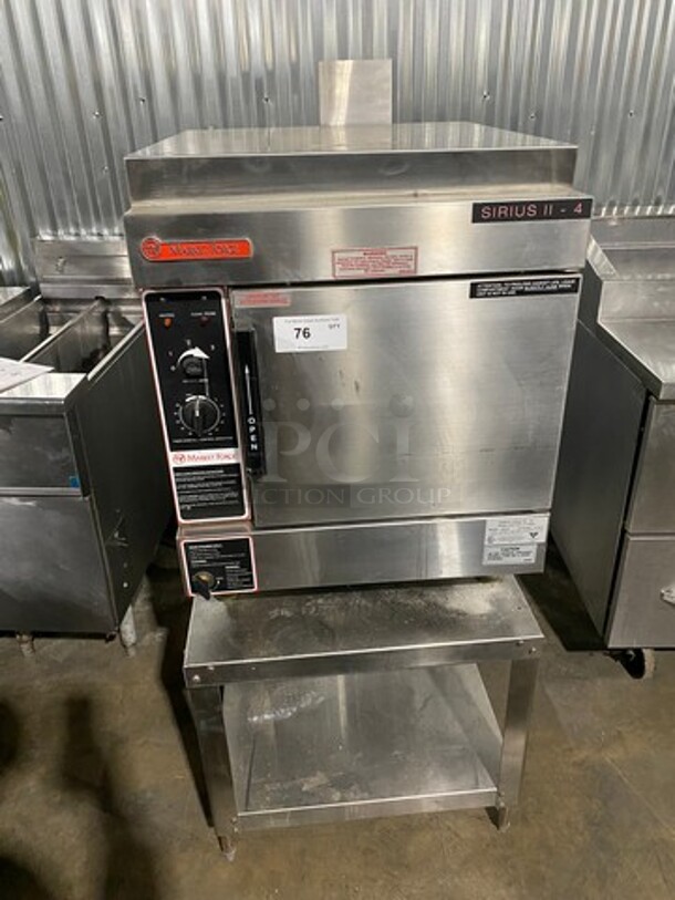 2014 Market Forge Commercial Natural Gas Powered Steam Cabinet! All Stainless Steel! On Legs! Model: SIRUS