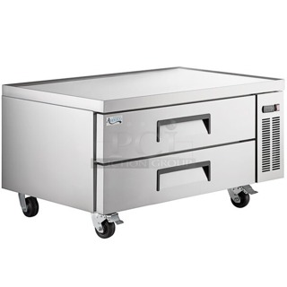 BRAND NEW SCRATCH & DENT! Avantco CBE-48-HC 48" 2 Drawer Refrigerated Chef Base. 115v S/N: 945852485 7032 2312 48-3/8x32-1/8x25-3/16