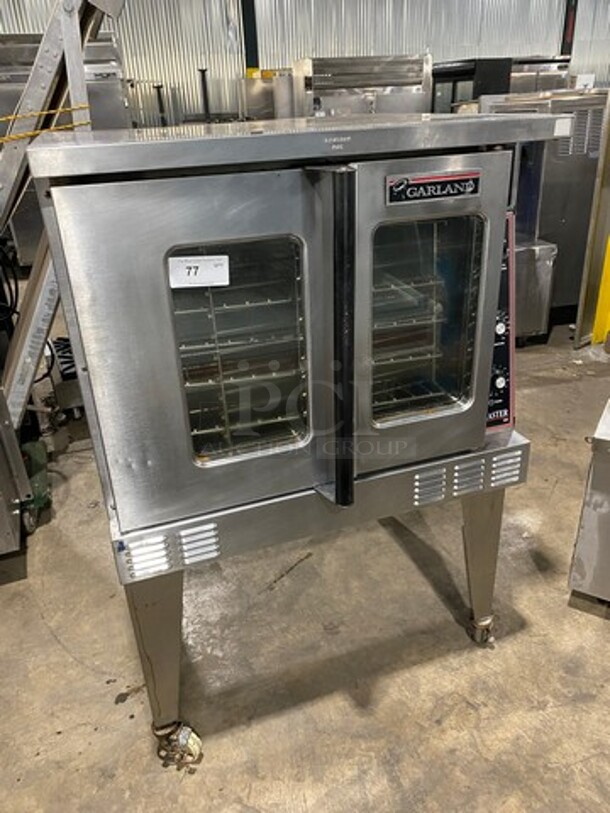 Garland Master 200 SERIES Commercial Electric Powered Convection Oven! With View Through Doors! Metal Oven Racks! All Stainless Steel! On Casters! Model: MCOES10S SN: 1106230001389 208V 60HZ 1 Phase