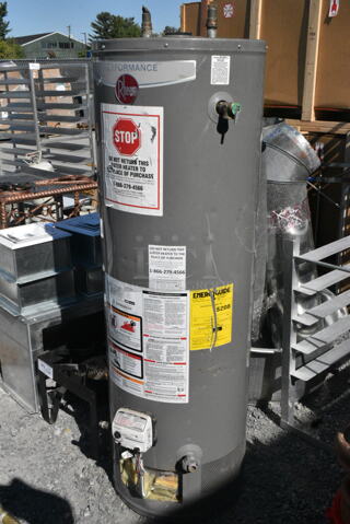 Rheem XG40T06EC36U1 Metal Natural Gas Powered Water Heater. 36,000 BTU. 