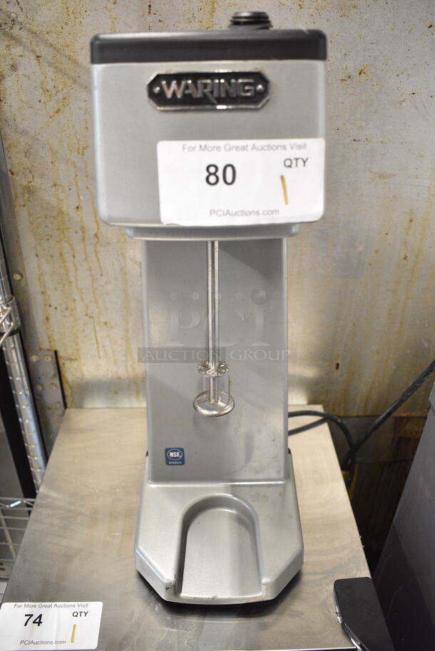 Waring WDM120SW Metal Commercial Countertop Drink Mixer. 120 Volts, 1 Phase. Tested and Working!