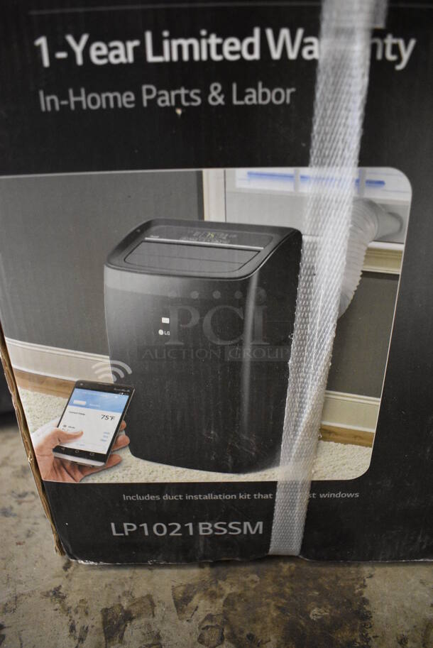 BRAND NEW IN BOX! LG LP1021BSSM Portable Air Conditioner. 115 Volts, 1 Phase