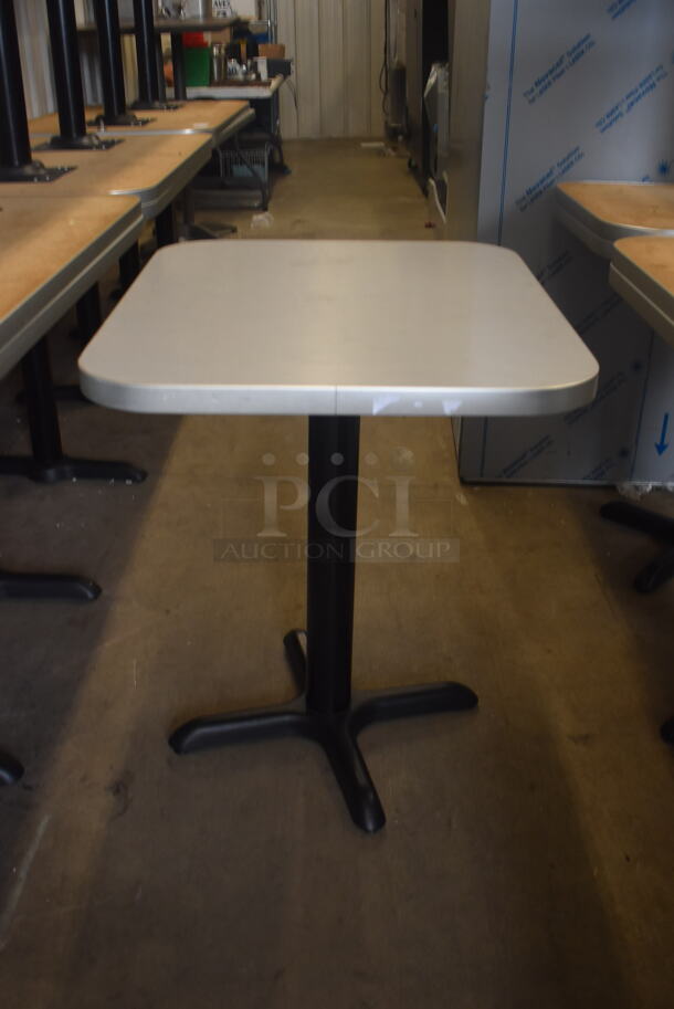 6 Dining Height Tables with Bases. 6 Times Your Bid!
