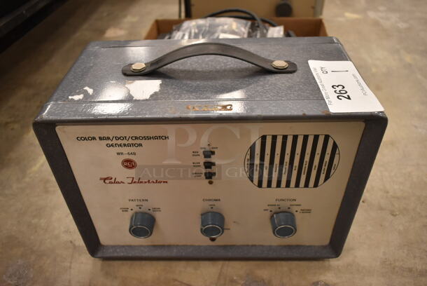 RCA WR-64B Metal Countertop Color Bar / Dot / Crosshatch Generator. (front room) - Item #1115045