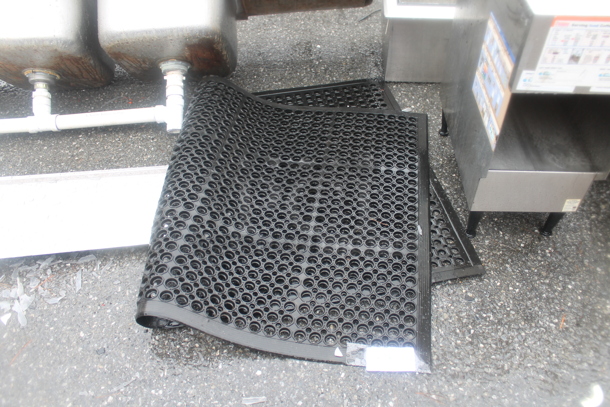 Black Anti Fatigue Floor Mat.