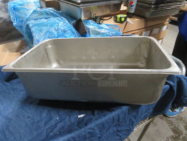One Full Size 6 Inch Hotel Pan.
