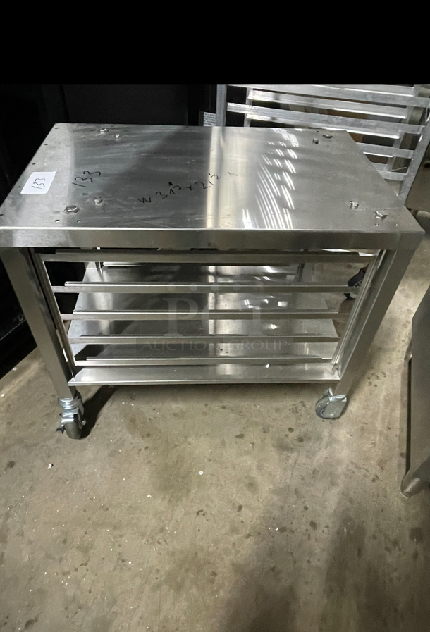 Pan Rack Equipment Stand On Casters
