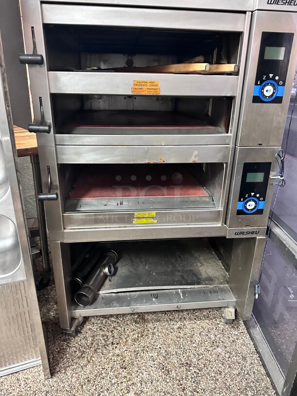 late Model Wiesheu Bizerba EBO68-M-X1622-E Electric Deck-Type Bakery Pizza Oven 220 Volt NSF Working Made In Germany