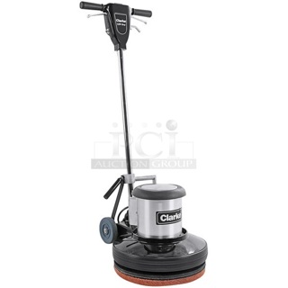 BRAND NEW SCRATCH AND DENT! Clarke CFP PRO 17HD 17" Single Speed Rotary Floor Machine. 120 Volts, 1 Phase. 