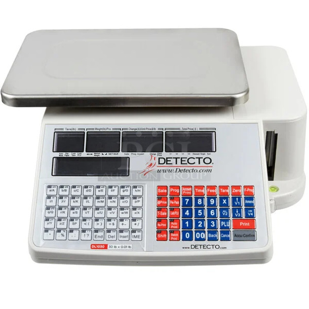 BRAND NEW SCRATCH AND DENT! Cardinal Detecto DL1030 30 lb. Digital Price Computing Scale with Printer - Item #1146036