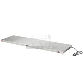 BRAND NEW IN BOX! Hatco GRS-60-H 60" x 17 1/2" Glo-Ray Stainless Steel Portable Heated Shelf Warmer. 120 Volts, 1 Phase. 