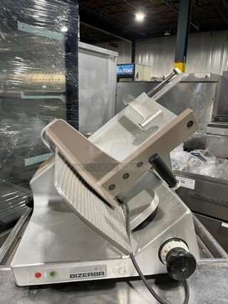 WOW! Bizerba SE12 Commercial Countertop Meat Slicer! All stainless Steel! 120V 1PH! SN: 10173667!