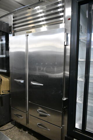 Traulsen URS48DT Stainless Steel Cooler Freezer Combo w/ 2 Doors and 3 Drawers. 115 Volts, 1 Phase. 