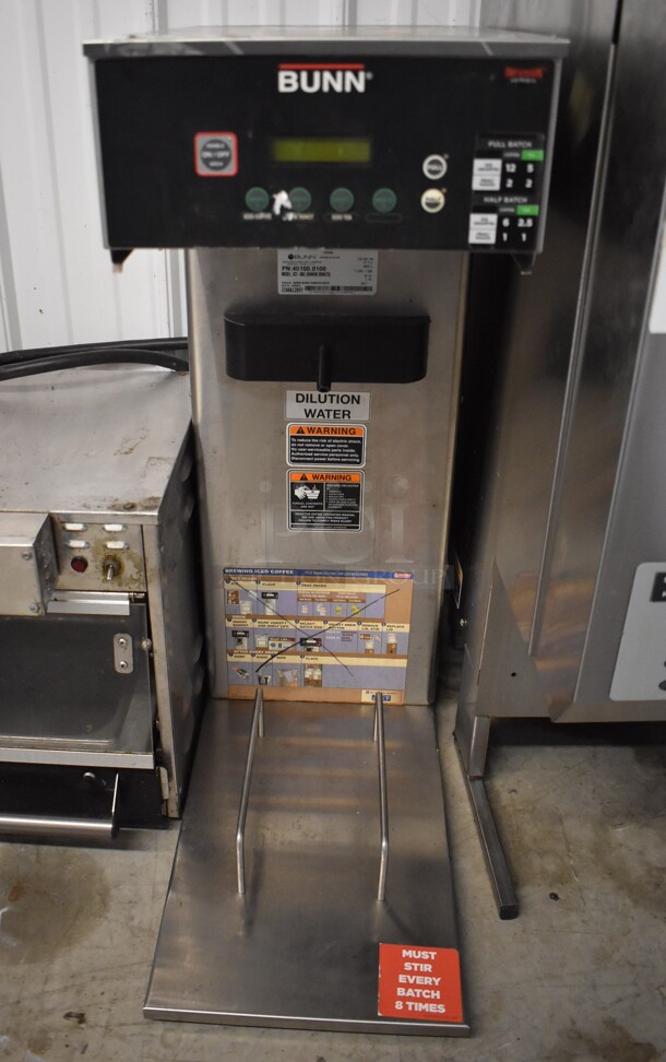 2017 Bunn IC3-DBC Stainless Steel Commercial Countertop Iced Tea Machine. 120/208 Volts, 1 Phase.