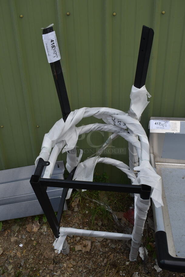 BRAND NEW SCRATCH AND DENT! Black Metal Bar Height Chair Frame