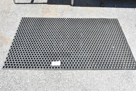 Black Anti Fatigue Floor Mat. (out back)