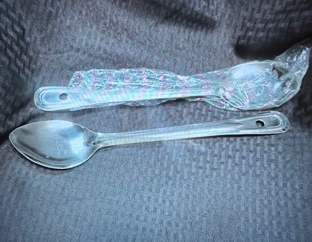 NEW Stainless Steel Commercial Spoon. 2XBID