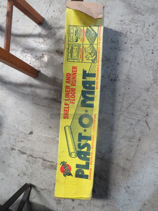 One Roll Of Plast O Mat Shelf Liner/Floor Runner.