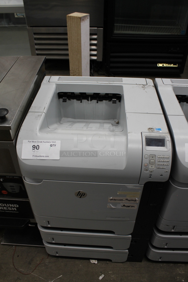 HP LaserJet 600 M602 Metal Countertop Printer.