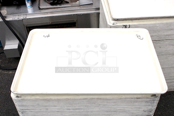Mfg Molded Fiber Glass Tray Company 332008-5269 18" X 26" White Fiberglass Market Display Tray 
80x Your Bid
