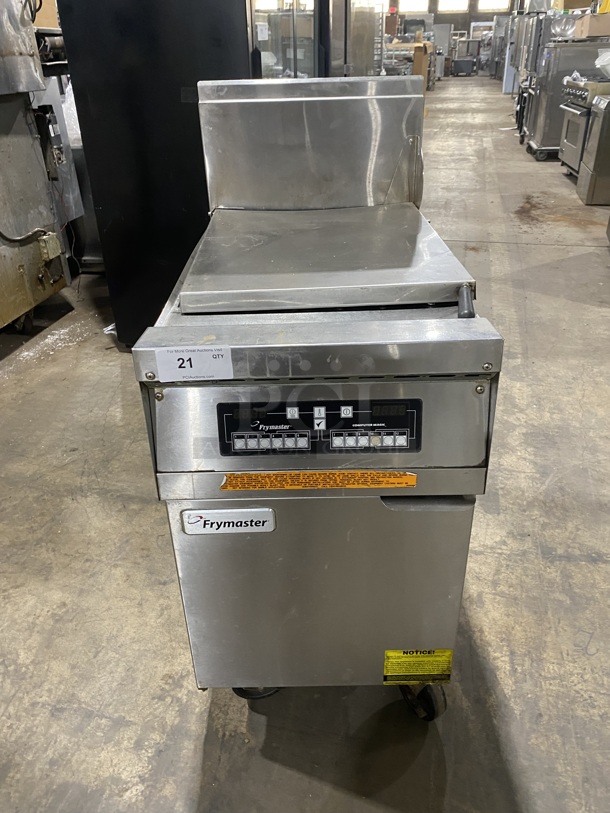 Frymaster Commercial Natural Gas Powered Pasta Cooker/Rethermalizer! With Backsplash! All Stainless Steel! MODEL: FBCR18CSE SN:1208HR0002! 110-120V 1PH! On Casters!