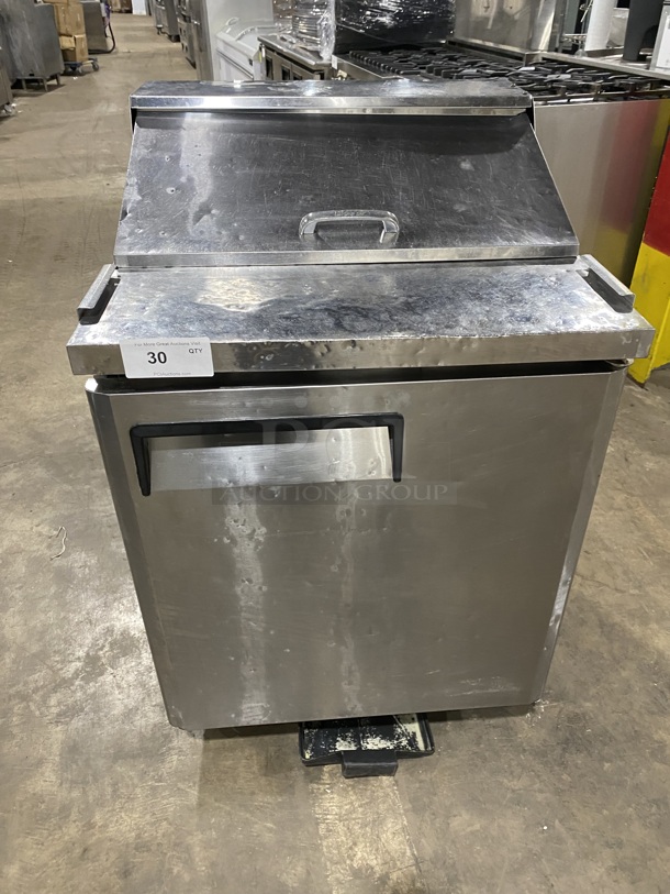 TURBOAIR Stainless Steel Commercial Sandwich Salad/Prep Table! On Casters! Model MST-28 115V/60Hz