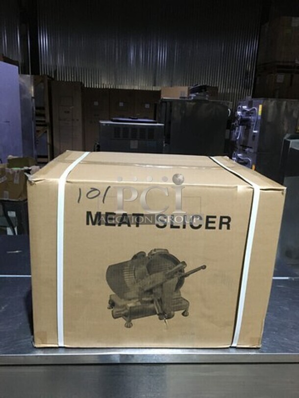 Brand New In The Box!2024 USR 10 Inch Blade Commercial Meat/deli Slicer! MODEL HBS250 115V 1PH - Item #1115992